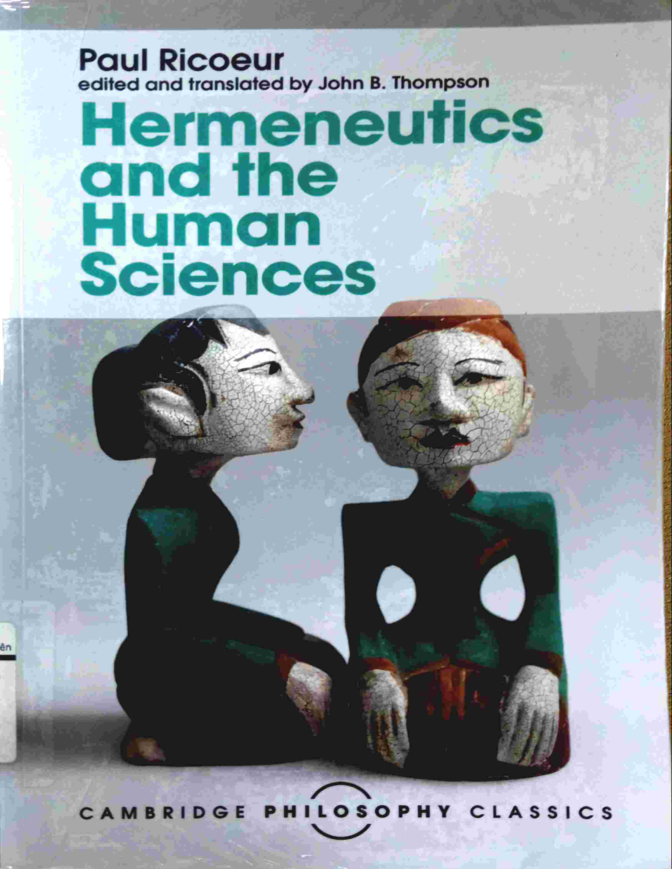 HERMENEUTICS AND THE HUMAN SCIENCES