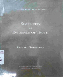 SIMPLICITY AS EVIDENCE OF TRUTH