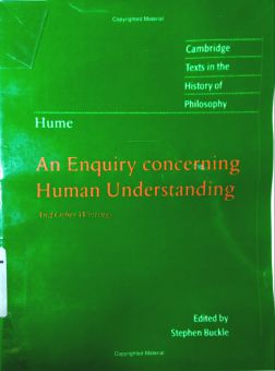 AN INQUIRY CONCERNING HUMAN UNDERSTANDING