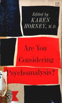 ARE YOU CONSIDERING PSYCHOANALYSIS?