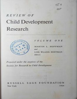 REVIEW OF CHILD DEVELOPMENT RESEARCH 