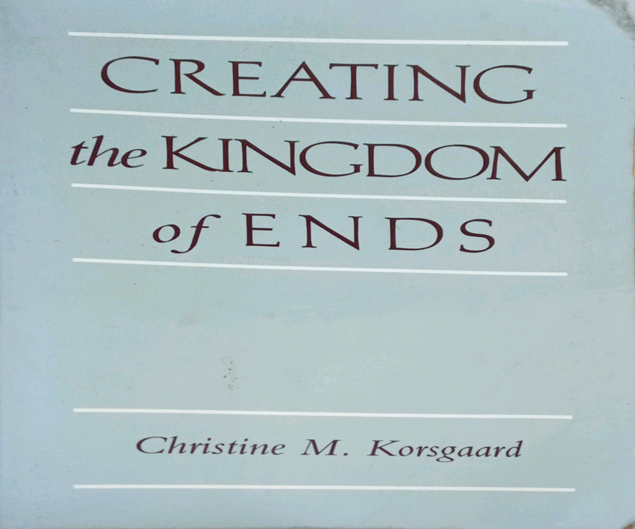 CREATING THE KINGDOM OF ENDS (Sách thất lạc)