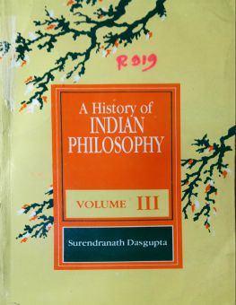 A HISTORY OF INDIAN PHILOSOPHY