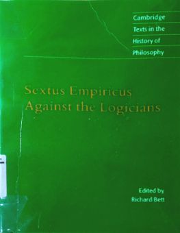 SEXTUS EMPIRICUS - AGAINST THE LOGICIANS
