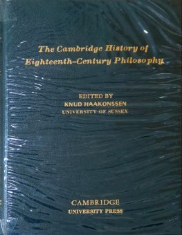 THE CAMBRIDGE HISTORY OF EIGHTEENTH CENTURY PHILOSOPHY