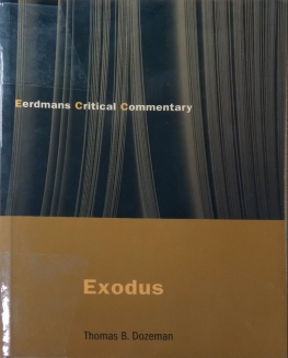 COMMENTARY ON EXODUS