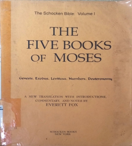 THE FIVE BOOKS OF MOSES