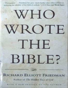 WHO WROTE THE BIBLE?