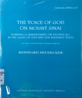 THE VOICE OF GOD ON MOUNT SINAI