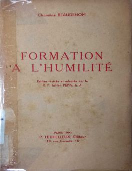 FORMATION A L'humilité