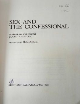 SEX AND THE CONFESSIONAL