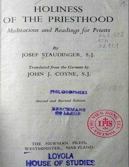 HOLINESS OF THE PRIESTHOOD
