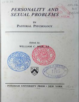 PERSONALITY AND SEXUAL PROBLEMS IN PASTORAL PSYCHOLOGY