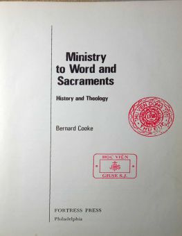 MINISTRY TO WORD AND SACRAMENTS