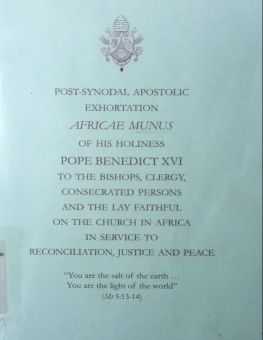 POST-SYNODAL APOSTOLIC EXHORTATION AFRICAE MUNUS