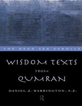WISDOM TEXTS FROM QUMRAN