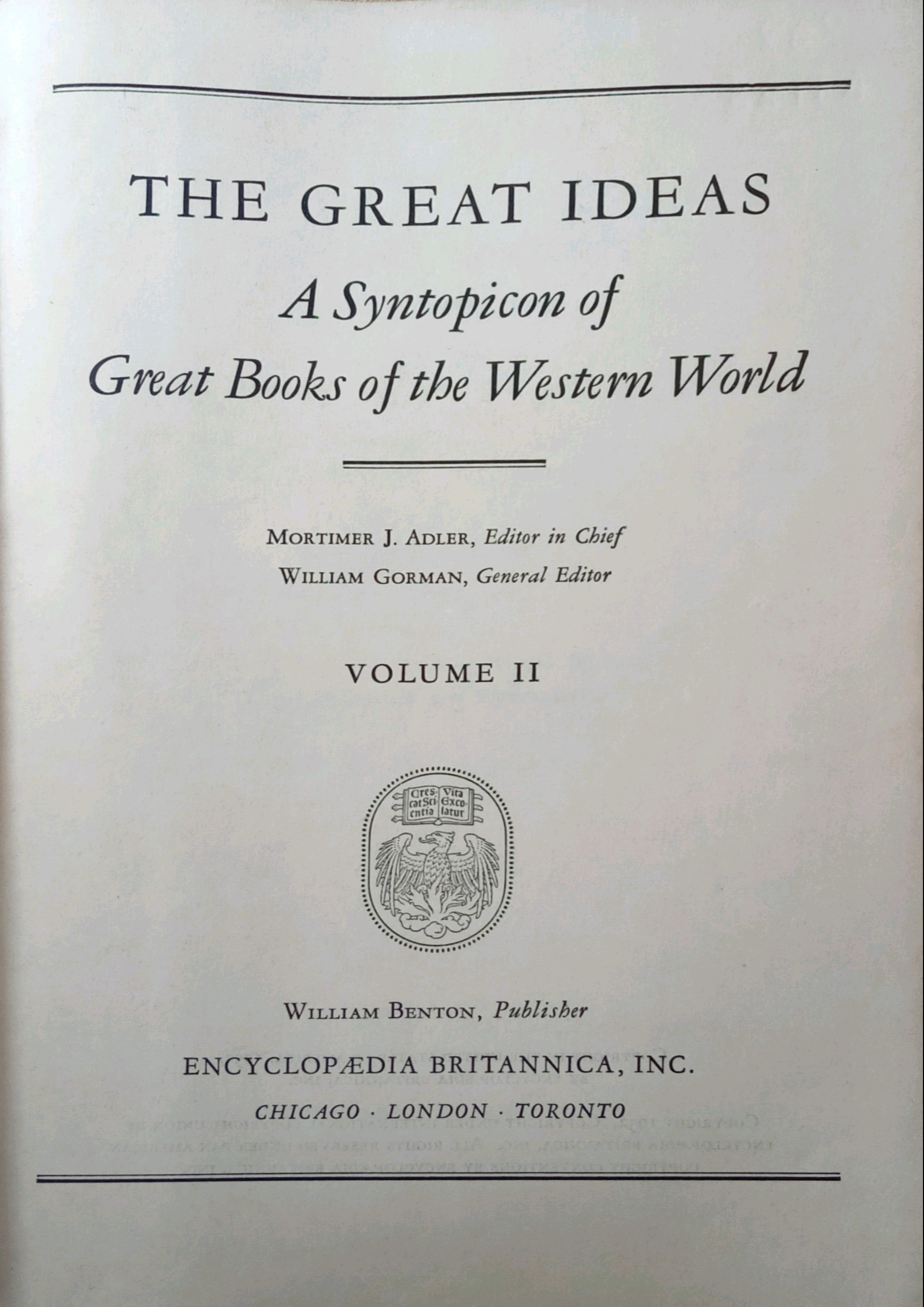 THE GREAT IDEAS: 2