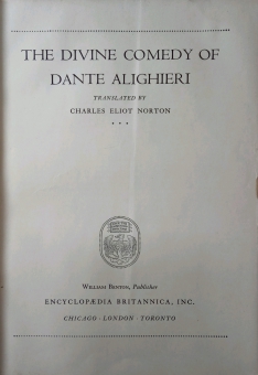 GREAT BOOKS: THE DIVINE COMEDY OF DANTE ALIGHIERI