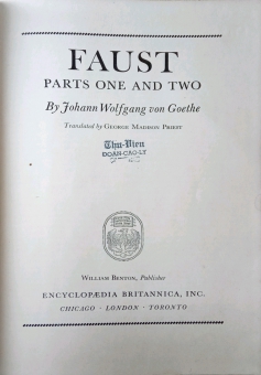 GREAT BOOKS: FAUST