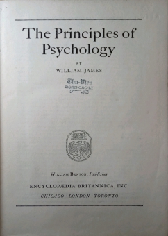 GREAT BOOKS: THE PRINCIPLES OF PSYCHOLOGY