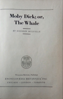 GREAT BOOKS: MOBY DICK; OR, THE WHALE