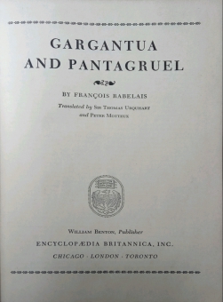 GARGANTUA AND PANTAGRUEL