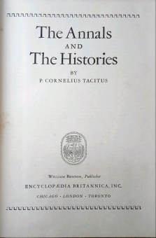 GREAT BOOKS: THE ANNALS AND THE HISTORIES