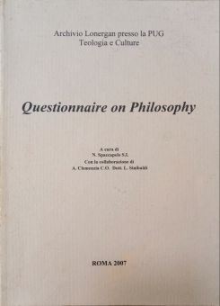 QUESTIONNAIRE ON PHILOSOPHY