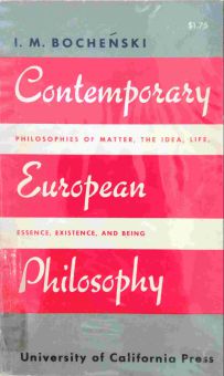 CONTEMPORARY EUROPEAN PHILOSOPHY