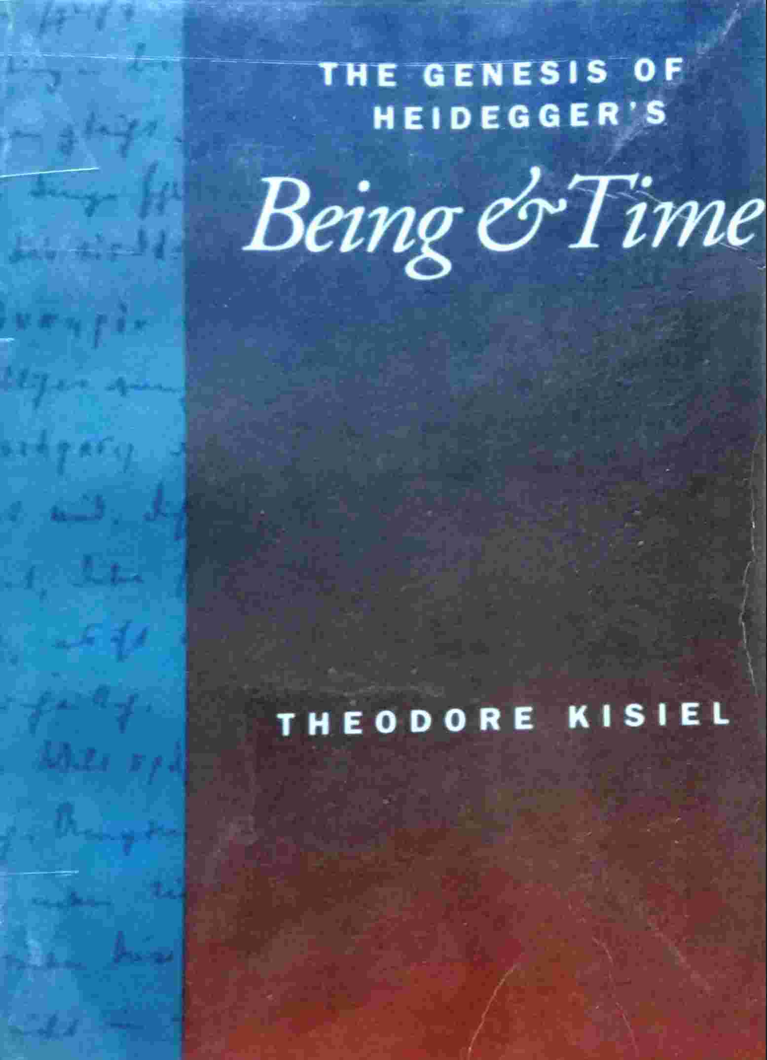 THE GENESIS OF HEIDEGGER's BEING AND TIME