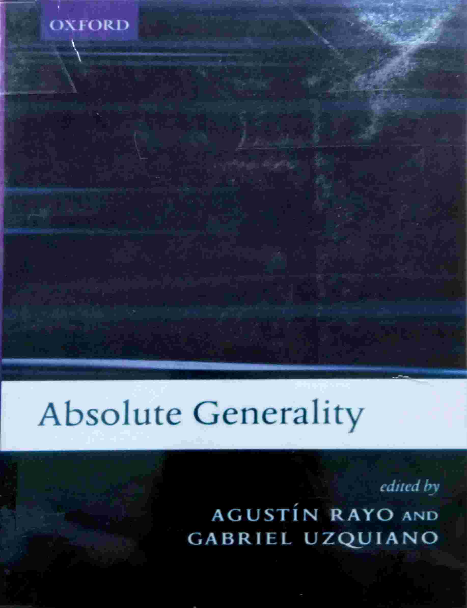ABSOLUTE GENERALITY