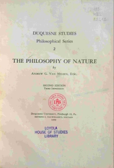 THE PHILOSOPHY OF NATURE
