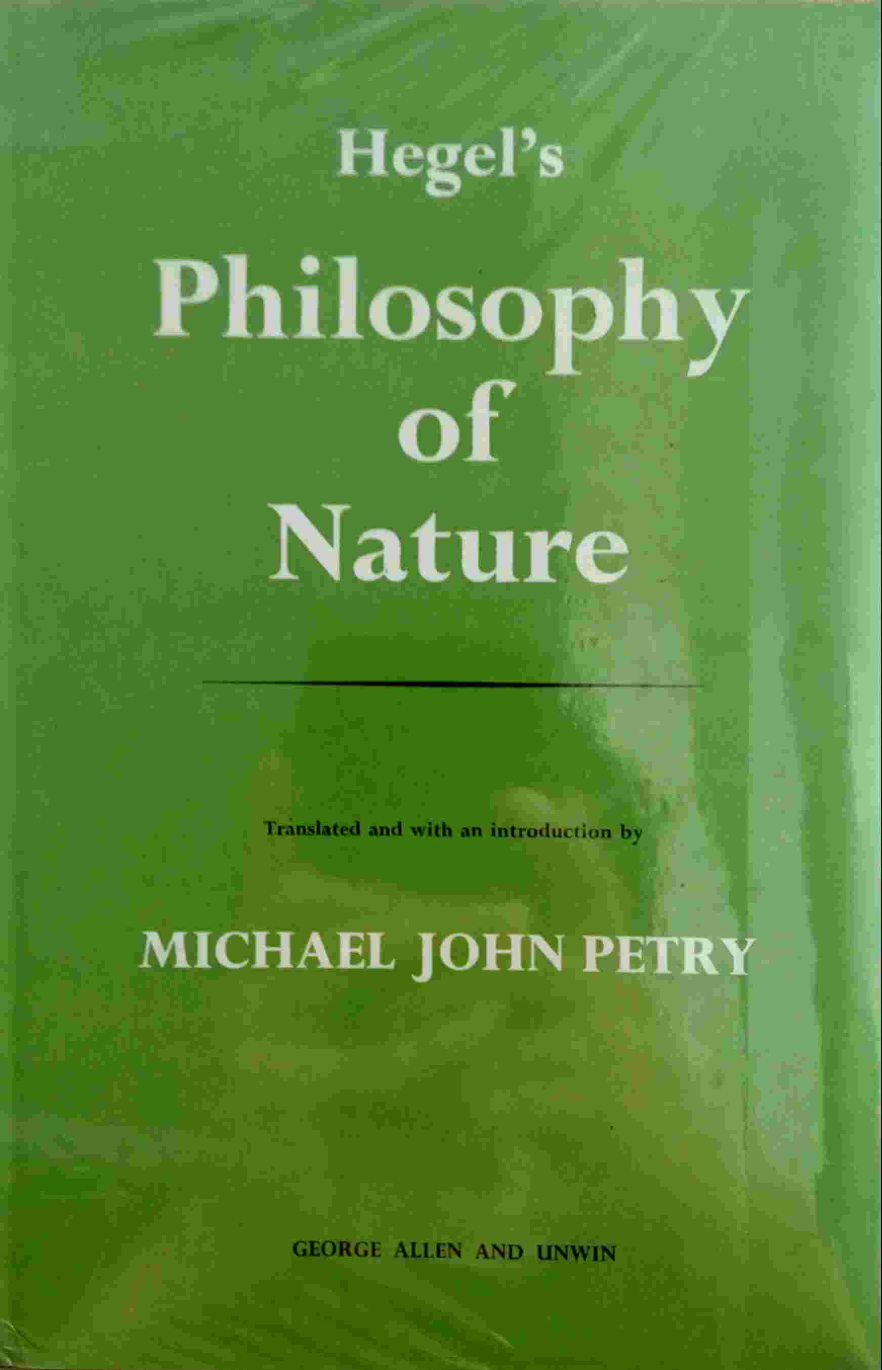 HEGEL's PHILOSOPHY OF NATURE