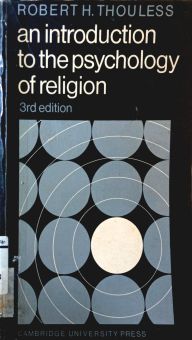 AN INTRODUCTION TO THE PSYCHOLOGY OF RELIGION