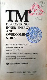TM: DISCOVERING INNER ENERGY AND OVERCOMING STRESS