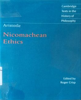THE NICOMACHEAN ETHICS