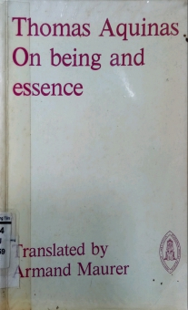 ON BEING AND ESSENCE