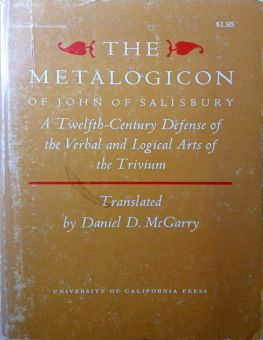 THE METALOGICON  OF JONH OF SALISBURY