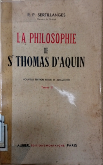 LA PHILOSOPHIE DE S.THOMAS D'aquin