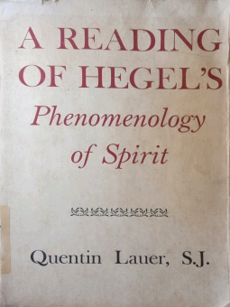 A READING OF HEGEL's PHENOMENOLOGY OF SPIRIT