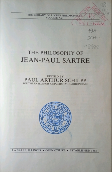 THE PHILOSOPHY OF JEAN-PAUL SARTRE