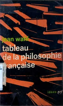 TABLEAU DE LA PHILOSOPHIE FRANCAISE