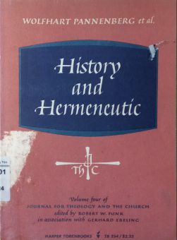 HISTORY AND HERMENEUTIC
