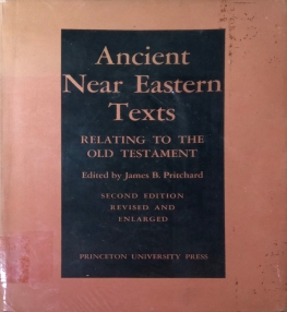 ANCIENT NEAR EASTERN TEXTS