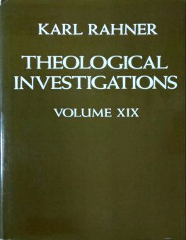 THEOLOGICAL INVESTIGATIONS - VOL.XIX