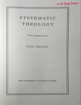 SYSTEMATIC THEOLOGY. THREE VOLUMES IN ONE