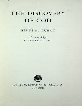 THE DISCOVERY OF GOD