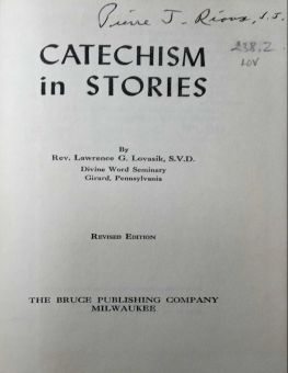 CATECHISM IN STORIES