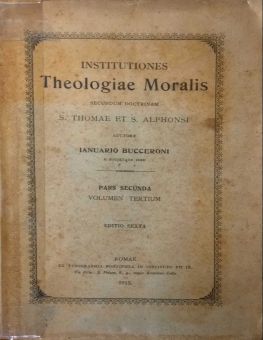INSTITUTIONES THEOLOGIAE MORALIS