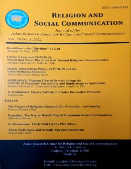 RELIGION AND SOCIAL COMMUNICATION
